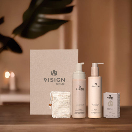 Gift Box Shower Foam + Body Lotion + Shampoo Bar + Solid Bar Bag | 23:55