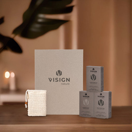 Gift Box Shampoo Bar + Conditioner Bar + Body Wash Bar + Solid Bar Bag | There's no planet B