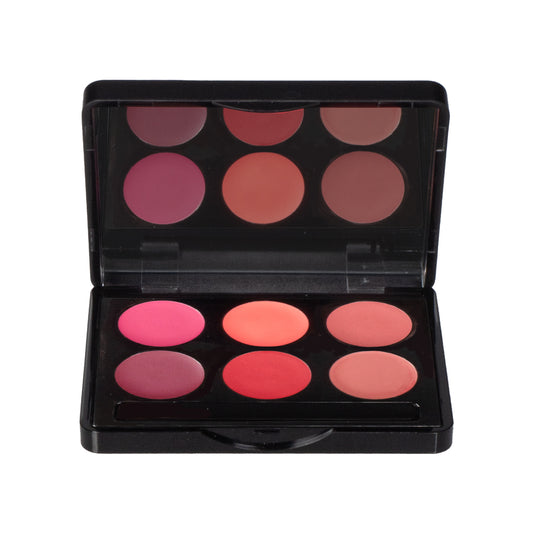 Lipcolourbox Lip palette with 6 colours