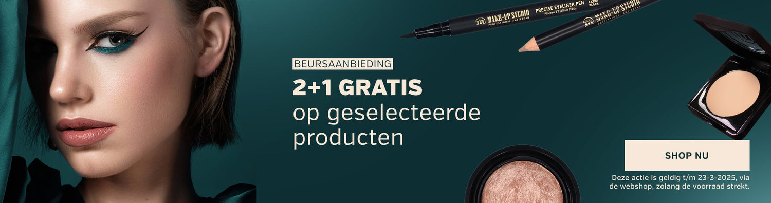 BEURSAANBIEDING MAKE-UP STUDIO 2+1